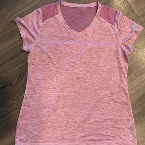 Size Medium Pink Mesh V Neck Athletic Top - Brand New from Academy Sports